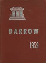 Darrow High School 1959 yearbook cover photo