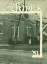 Forrest-Strawn-Wing High School 1951 yearbook cover photo