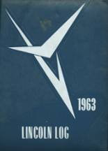 Lincoln School 1963 yearbook cover photo