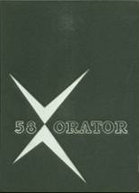 Grady High School 1958 yearbook cover photo