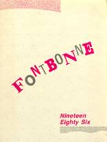 Fontbonne Academy 1986 yearbook cover photo