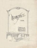 Pomeroy High School 1934 yearbook cover photo