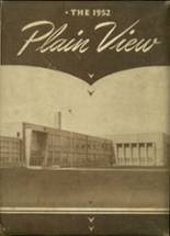 Plainview High School 1952 yearbook cover photo