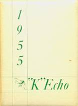 1955 Kenney Community High School Yearbook from Clinton, Illinois cover image