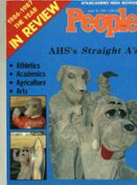 Atascadero High School 1987 yearbook cover photo