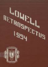 Lowell High School 1954 yearbook cover photo