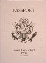 1988 Beaver High School Yearbook from Beaver, Oklahoma cover image