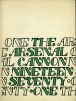 Arsenal Technical High School 716 1971 yearbook cover photo