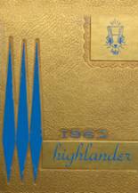 Highland High School 1962 yearbook cover photo