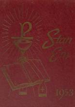 St. Stanislaus High School 1953 yearbook cover photo