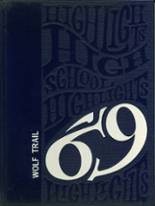 Prescott High School 1969 yearbook cover photo