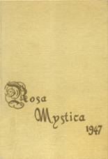 St. Rose Academy 1947 yearbook cover photo