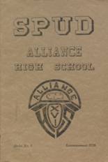 1916 Alliance High School Yearbook from Alliance, Nebraska cover image