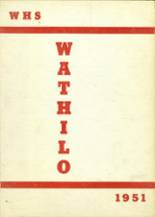 1951 Waterloo High School Yearbook from Waterloo, Wisconsin cover image