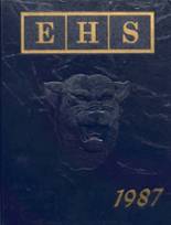 Eustis High School 1987 yearbook cover photo