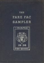 Fairfax High School 1938 yearbook cover photo