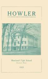Howland High School 1931 yearbook cover photo