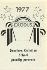 Donelson Christian High School 1977 yearbook cover photo