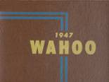 Dowagiac Union High School 1947 yearbook cover photo