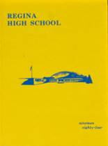 Regina High School 1984 yearbook cover photo
