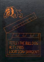 Sargent High School 1985 yearbook cover photo