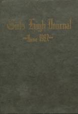 Girls High School 1927 yearbook cover photo