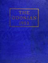 Odon High School 1953 yearbook cover photo