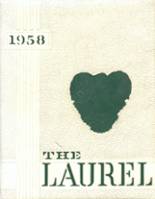 1958 Laurel Valley High School Yearbook from New florence, Pennsylvania cover image
