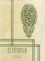 Clinton High School 1955 yearbook cover photo