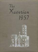 St. Xavier School 1957 yearbook cover photo