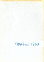 Jewell High School 1963 yearbook cover photo