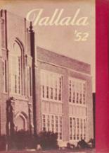 Talladega High School 1952 yearbook cover photo
