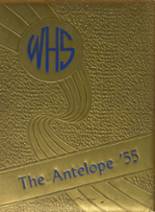 Whiteface High School 1955 yearbook cover photo