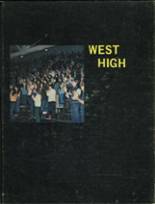 West High School 1973 yearbook cover photo