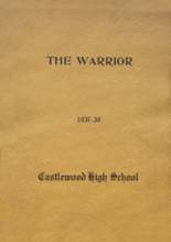 1938 Castlewood High School Yearbook from Castlewood, South Dakota cover image