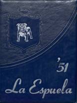 Spur High School 1951 yearbook cover photo