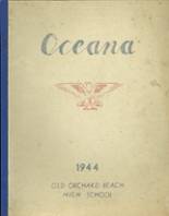 Old Orchard Beach High School 1944 yearbook cover photo