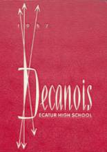 Decatur High School 1957 yearbook cover photo