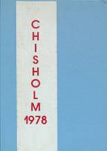 Chisholm High School 1978 yearbook cover photo