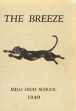 Milo High School 1949 yearbook cover photo