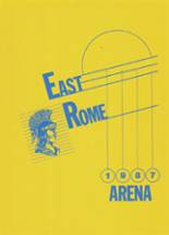 East Rome High School 1987 yearbook cover photo