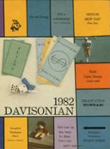 Davison High School 1982 yearbook cover photo
