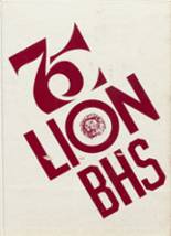 Blanchard High School 1975 yearbook cover photo