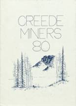 Creede High School 1980 yearbook cover photo