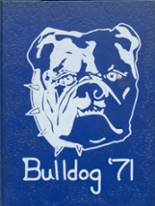 Sutherlin High School 1971 yearbook cover photo