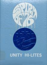 Unity High School 1976 yearbook cover photo