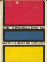 John Marshall High School 1967 yearbook cover photo