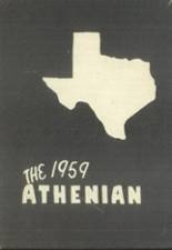 Sherman High School 1959 yearbook cover photo