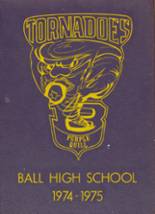 Ball High School 1975 yearbook cover photo