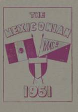 Mexico Academy & Central High School 1951 yearbook cover photo